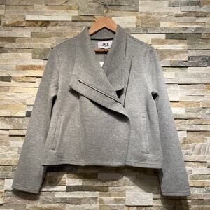 Jack by BB Dakota Moto Jacket | NWT Light Heather Grey, M Fall Capsule Outerwear